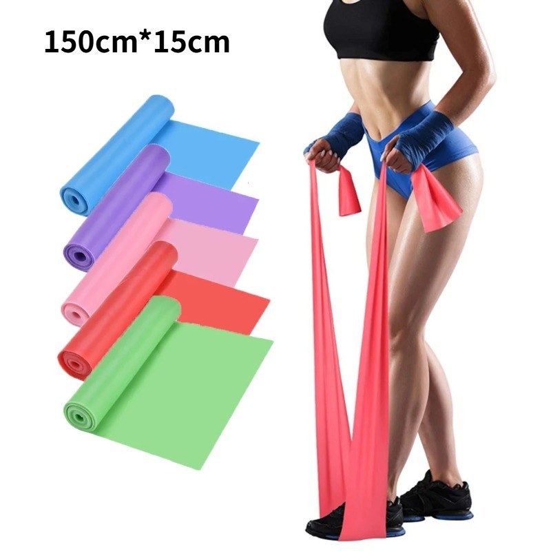 Pita Latihan Lateks Alami, Pit - Yoga Fitness Resistance Band ulasan dan harga